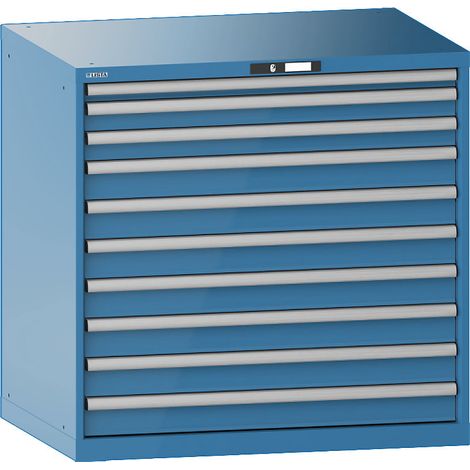 LISTA, Armoire à tiroirs avec 10 tiroirs, l x p x h 1023 x 725