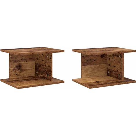 Nachttisch 2 pcs Altholz 40 x 30 x 25 cm Holzwerkstoff vidaXL