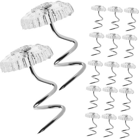 100 pièces Clous de tapissier spiralés en acier inoxydable (1/5)