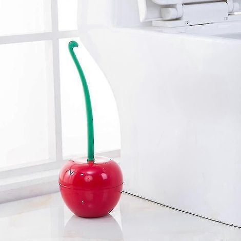 Ensemble brosse de toilette sur pied Zekai rouge cerise-AquaForge (1/2)