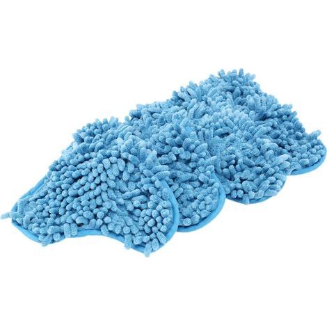 4 PièCes SéRies pour Vadrouille à Vapeur X5 Tampons Lavables RéUtilisables en Microfibre Nettoyage Vapeur Tampons de Remplacement pour H20 (1/5)