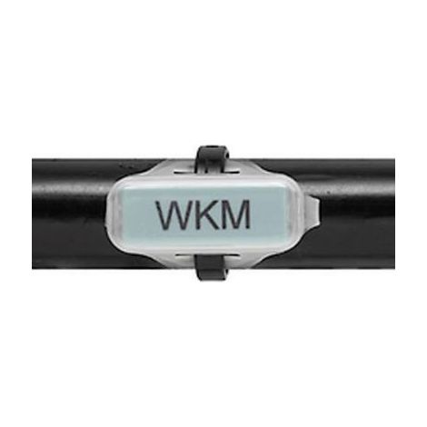 Marqueur de câble Weidmüller WKM 8/20 1753490000-1 Surface d'étiquetage: 8 x 20 mm transparent 1 pc( (1/2)