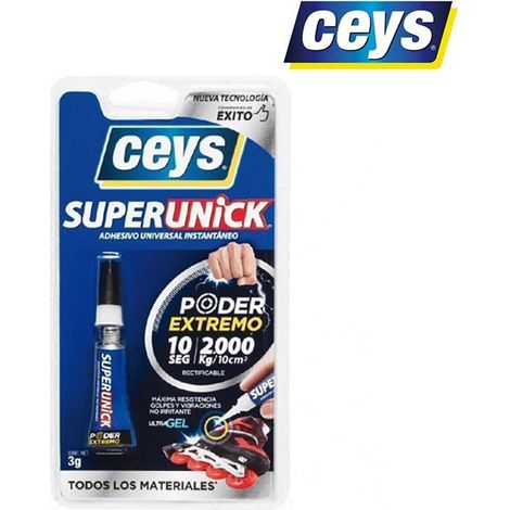 Klebstoff Ceys Ultraunick, Gel, Sekundenkleber, 3 g