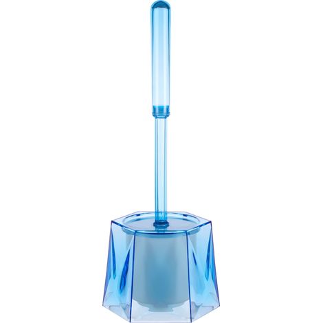Premier Housewares Dow Blue Acrylic Toilet Brush Holder
