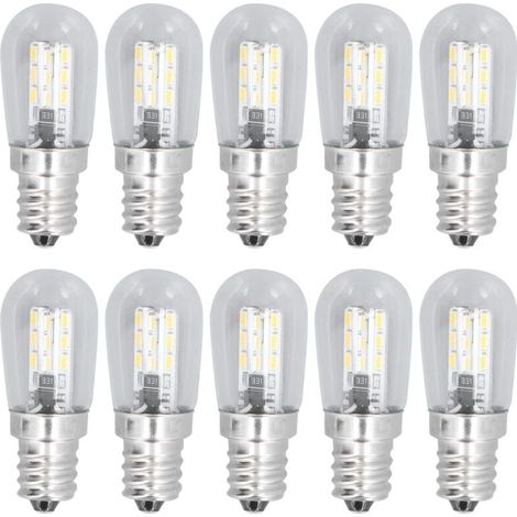 10 pièces LED E12 ampoule verre petit plafonnier ampoule 500LM applique ampoule pour chambre bureau 220V (1/5)