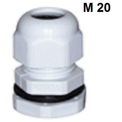 Presse étoupe M12 - M16 - M20 - M25  -   Lot de 5 ou 10 ou 20 ou 50 pièces  Quantités: Lot de 50 pièces - Presse Etoupe: Presse Etoupe M20