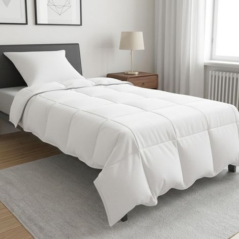 vidaXL Conjunto de Edredón y Almohadas 2 uds. Blanco Fibra de bambú (1/5)