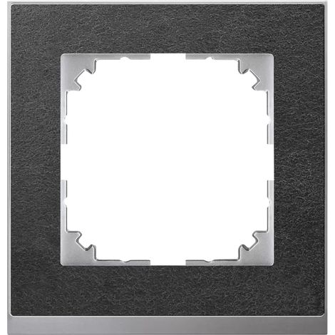 M-Pure, Decor Rahmen, 1-fach, Schiefer/aluminium (1/2)