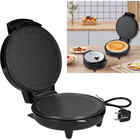 Plaque de cuisson électrique multifonctionnelle 1000 W avec chauffage double face, appareil à petit-déjeuner, machine à cornets de glace, machine à nems, crêpière, norme européenne 220-240 V (1/5)