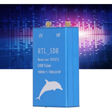 RTL.SDR USB-Empfänger RTL2832U+R820T2 100 kHz - 1,7 GHz UHF UV HF (1/5)