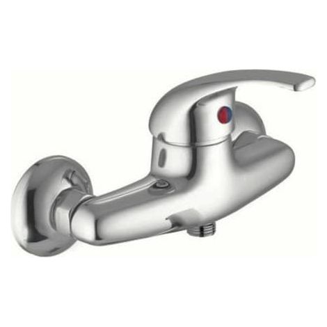 MISCELATORE RUBINETTO CROMATO MONOCOMANDO VASCA DOCCIA PARETE CON ATTACCO PER TUBO 447sw (1/3)