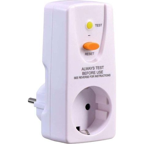 YMYNY Prise intermédiaire de protection contre les chocs électriques 16 A 220-250 V 10 mA (1/4)