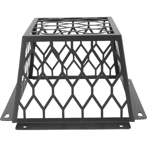 Couvercle de Protection pour Grille d'aération de Sécheuse, Cage à Oiseaux Robuste en Acier au Carbone pour Ventilateurs d'extraction de 3 à 4 Pouces, Empêche les Animaux et les Oiseaux, (1/5)