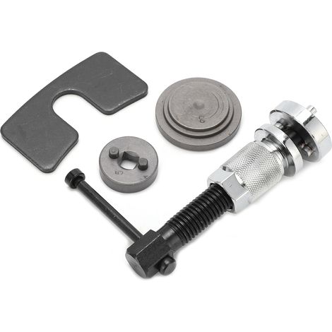Jeu de 5 outils de réparation frein à disque, poussoir de piston, retour de piston, acier chromé vanadium, pour entretien automobile. (1/5)