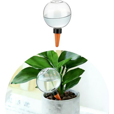 Fuleadture Arroseur automatique sphérique de 500 ml, diffuseur d'eau, petit arroseur goutte à goutte pour plantes grasses (1/5)