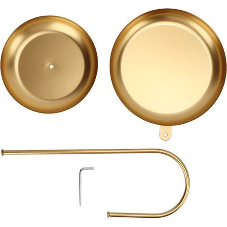 Assiette à Fruits Dorée à Double Étage Détachable Moderne et Élégante pour Salon Chambre à Coucher (1/5)