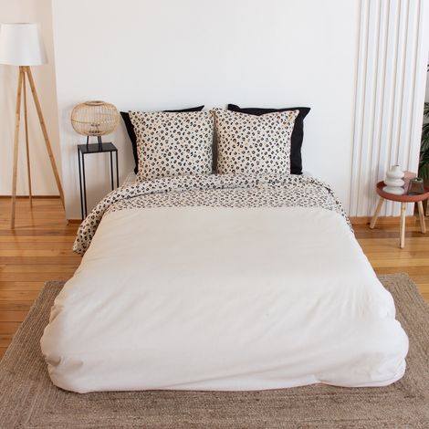 Set biancheria da letto in cotone reversibile, 2 posti