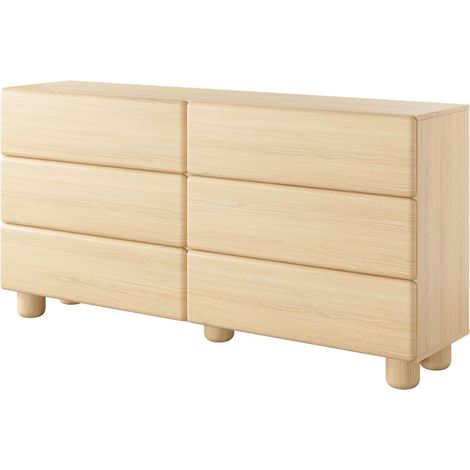 CASSETTIERA, rovere Vicenza, 160,1 x 80,2 x 38 cm (1/5)
