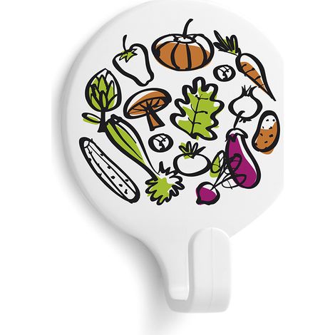 Colgador adhesivo circular "Vegetal" (1/3)