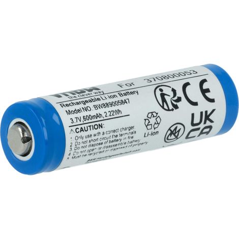 vhbw Batterie remplacement pour Carrera 370800053 pour voitures de course (600mAh, 3,7V, Li-ion)