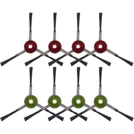 Lot de 8 brosses latérales compatibles avec Ecovacs Deebot OZMO 920, 950, T8 AIVI, T9+, N8 Pro Plus, X1, T10 Omni, T10 Plus, (1/5)