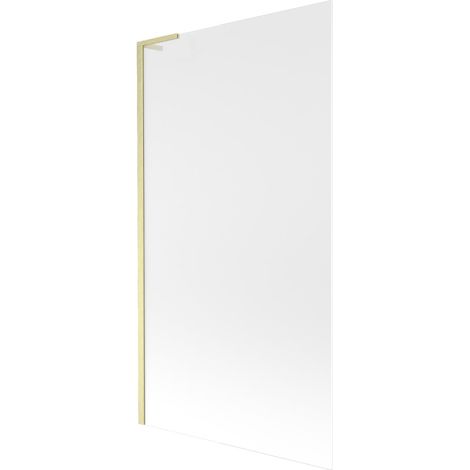 Mexen Next L paratia per vasca da bagno a 1 anta 100 x 150 cm, ghiaccio, oro spazzolato - 895-100-000-03-30-55 (1/5)