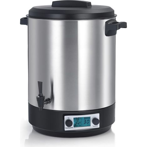 Bouilleur de bocaux électrique cuve inox avec ecran lcd, robinet et minuteur 39l 2500w - Robby - STERI PRO INOX 39L LCD (1/3)