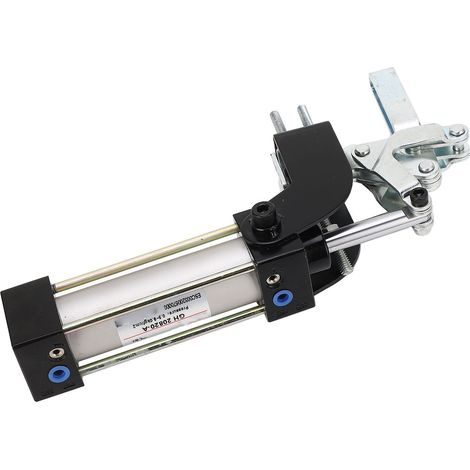 Serre-joint pneumatique à abattant 80° force 100kg bride G1/8in pour fixation usinage (1/5)