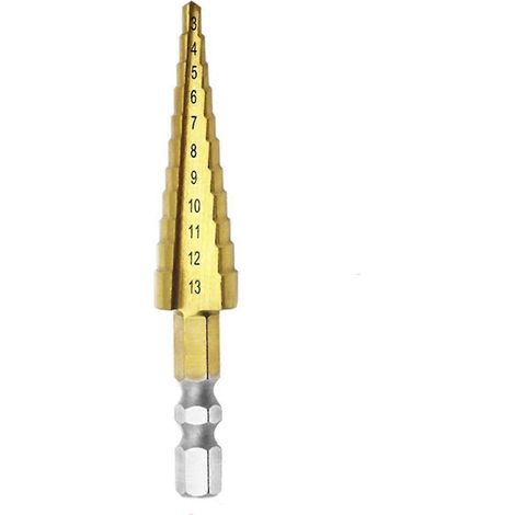 3-13 mm HSS-Stufenbohrer mit gerader Nut