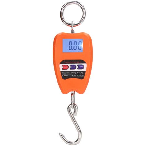 BUNTHAUS Balance suspendue numérique portable 200 kg, précise, multifonctionnelle, avec écran LCD (1/5)