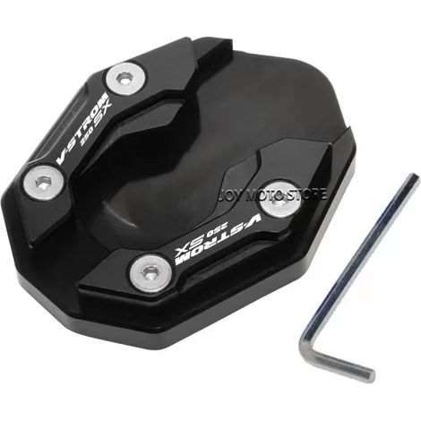 (C) Compatible avec Vstorm250sx vstorm250sx dl 250 250 sx dl 250 Béquille latérale de moto, extension de béquille, plaque de support maxpower (1/3)
