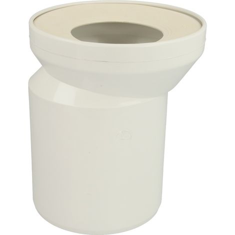 Raccord WC excentré DN110 - 15mm blanc-alpin