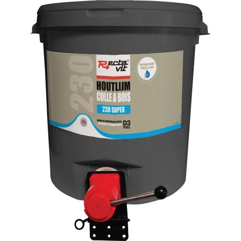 Colle blanche à bois milieu humide - Contenance : 25 kg - RECTAVIT