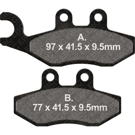 Plaquettes de frein EBC SFAC353 (jeu de 2)
