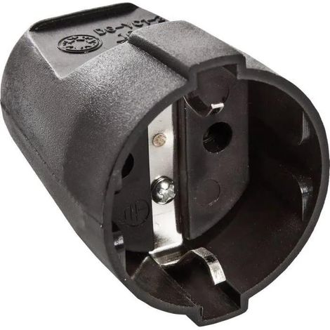 AS Schwabe 45012 presa femmina nera 230 V 16 A