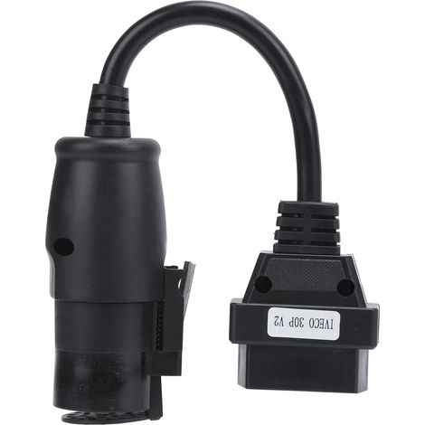 OBD2 30-poliger auf 16-poliger Diagnosekabeladapter, 250 mm / 9,8 Zoll Länge, Ersatz für IVECO-Lkw (1/5)
