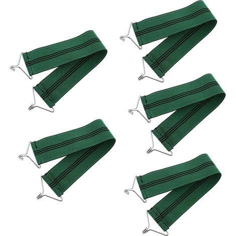 Set di 5 cinghie elastiche rinforzate per sedia reclinabile, cinghie anti-crepa e anti-rottura, supporto stabile e comfort ottimale per sedie pieghevoli (1/5)