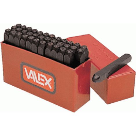 Punzoni lettere e cifre in kit 1980328 VALEX