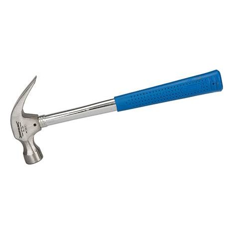 Marteau menuisier 450g arrache clous moyen manche tubulaire acier chro