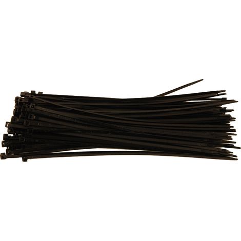 Oc-Pro – Serre-câbles Rilsan 290mm x 4.8mm – Lot de 100 colliers plastiques – Résistants aux UV pour extérieur – Fixation durable et sécurisée