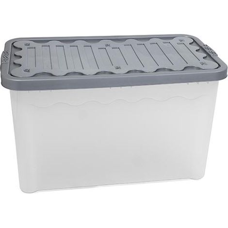 CONTENITORE STORAGE L80 P44 H45CM """SUPER L""" LT115 C/RUOTE COLOR.