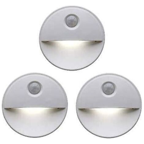 Veilleuse LED détecteur de mouvement Teinte induisant le sommeil grâce aux ampoules LED Fonctionnement sans fil Parfait pour les armoires de salle de bain, les escaliers et plus (1/4)