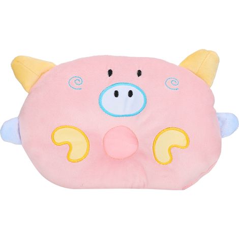 Oreiller en forme d'animal de cochon de dessin animé mignon, oreiller de couchage pour chat et chien pour la Protection de la colonne cervicale (1/5)