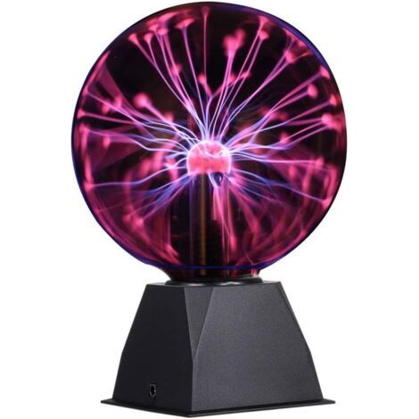 Lampe boule plasma de 15 cm, boule plasma magique, réagissant au son et au toucher, boule à électricité statique pour les fêtes, décoration de Noël [Classe énergétique F] (1/5)