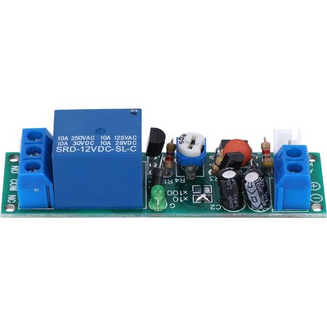 Module relais temporisé JK11C M H2-12V, temporisation réglable de 0,2 s à 100 s