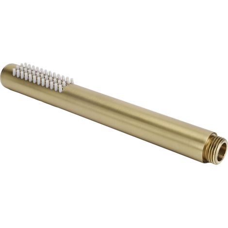 Hochdruck-Handbrausekopf aus Kupfer, G1/2, Sprühdüse für Badezimmer, Gold (1/5)