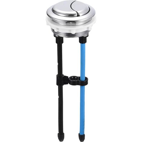 Interrupteur de réservoir toilette à double pression, diamètre filetage 58 mm (2,28"), réglable, (1/5)