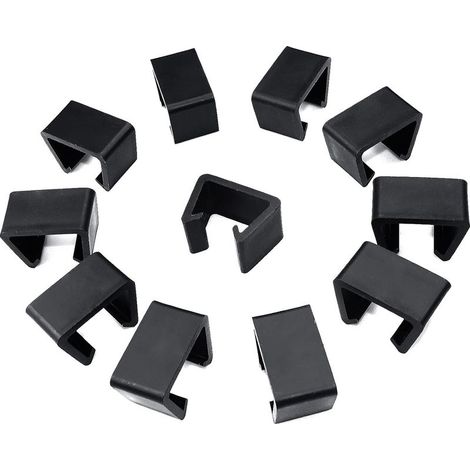 Set mit 12 Rattan-Stuhlverbindern und -Verbindungsclips, geeignet für Gartenmöbel-Sets und Terrassenstühle. (1/4)