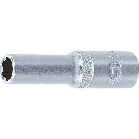 Inserto chiave  a bussola  BGS  Super  Lock  profondo,  attacco  quadro  interno  10  mm  (3/8"),  SW  9  mm  -  2611. (1/4)