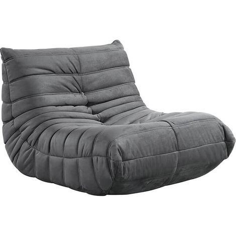 HOME DELUXE - Relaxsessel CHILL  Farbe Anthrazit Stuhl Sessel Relaxsessel Liegesessel Wohnzimmersessel  Stuhl Sessel Relaxsessel Liegesessel